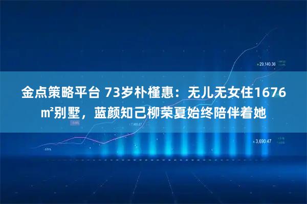 金点策略平台 73岁朴槿惠：无儿无女住1676㎡别墅，蓝颜知己柳荣夏始终陪伴着她